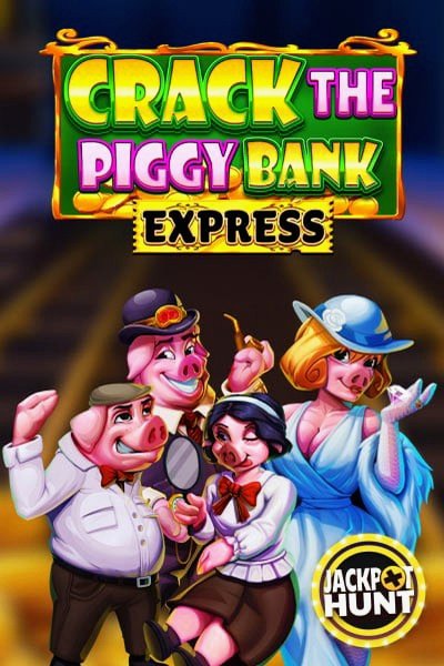 Úvodní obrázek hry Crack The Piggy Bank Express, výběr značky Betrepublic