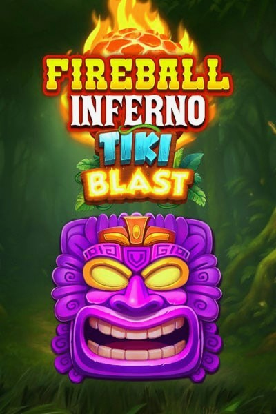Úvodní obrázek hry Fireball Inferno Tiki Blast, výběr značky Casinova