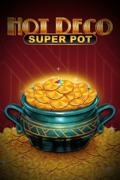 Úvodní obrázek hry Hot Deco Super Pot, výběr značky Betrepublic
