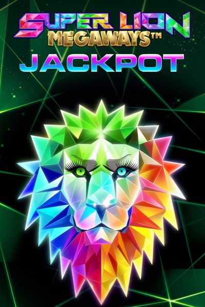 Úvodní obrázek hry Super Lion Megaways Jackpot, výběr značky Casinova